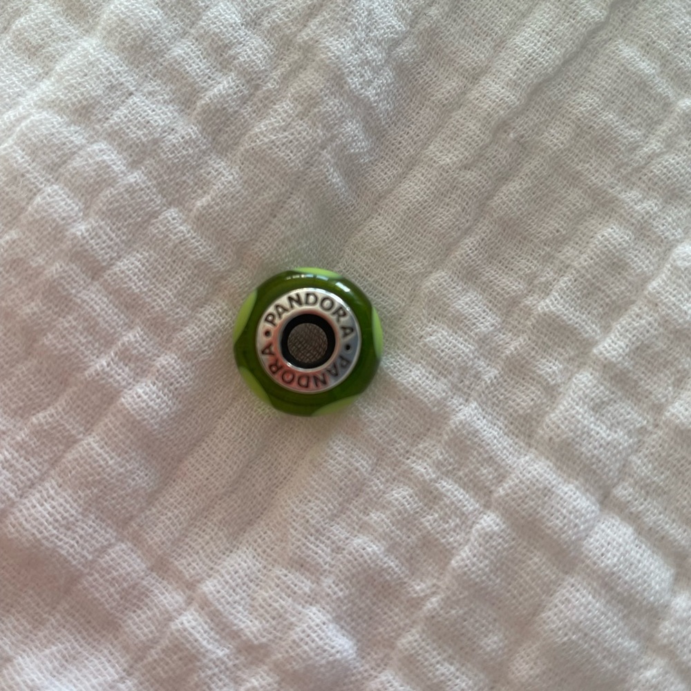 Green pandora charm